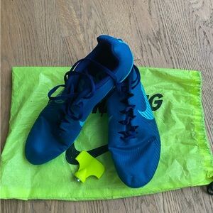 Nike Mens Blue Racing Track Spikes Zoom Rival M Size 11